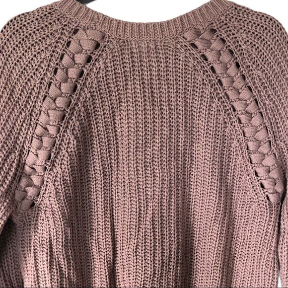 BP Open Knit Braided Sweater - Picture 3 of 9